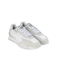 Puma Unisex-Adult Blktop Rider Warm White-White Sneaker - 8 UK (39272501)