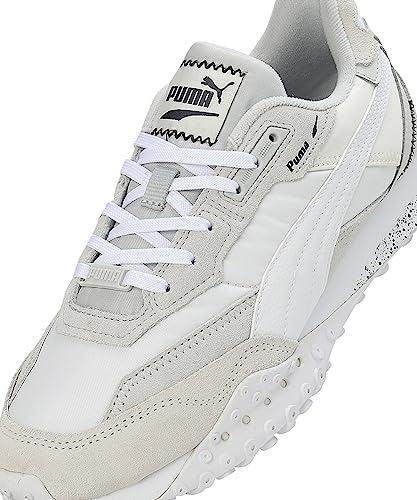 Puma Unisex-Adult Blktop Rider Warm White-White Sneaker - 8 UK (39272501)