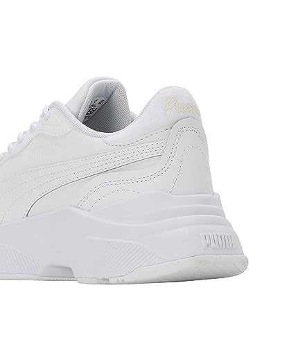 Puma Womens Cassia Rose White-White-Frosted Ivory Sneaker - 6 UK (39391202)