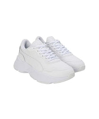 Puma Womens Cassia Rose White-White-Frosted Ivory Sneaker - 6 UK (39391202)