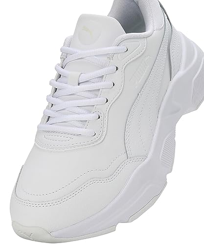 Puma Womens Cassia Rose White-White-Frosted Ivory Sneaker - 6 UK (39391202)
