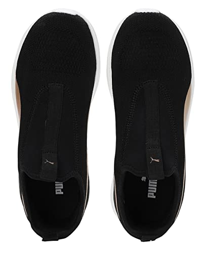 Puma Womens Anzarun Krick Pro WNS Slipon Black-Gold-Cool Dark Gray Sneaker - 4 UK (39180101)