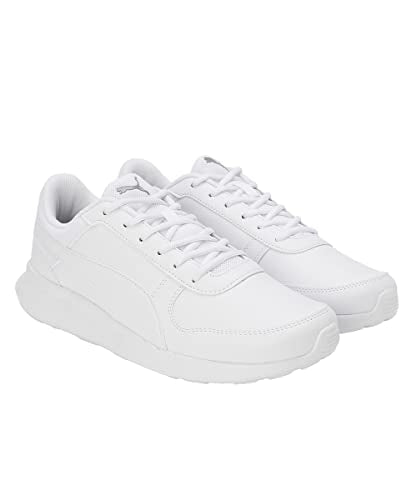 Puma Mens Dexfly V1 White-Cool Mid Gray Sneaker - 6UK (39400501)