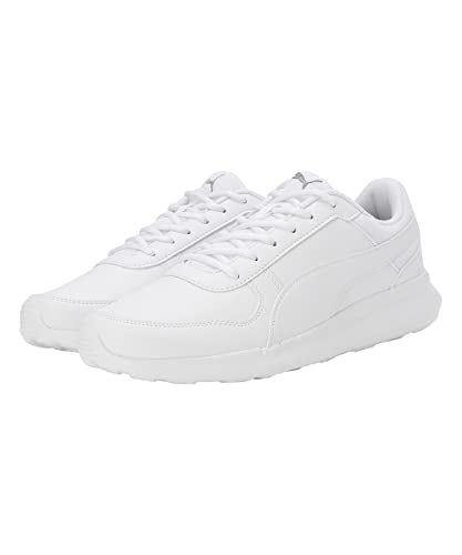 Puma Mens Dexfly V1 White-Cool Mid Gray Sneaker - 6UK (39400501)