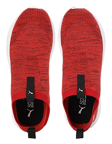 Puma Men, Scorch Mark Slip On, Black-Burnt Red-White, Sneaker, 8UK, (37998703)