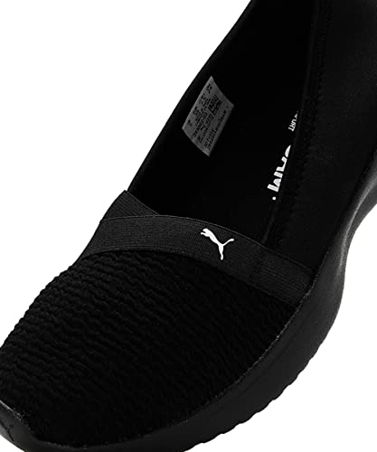 Puma Womens Adelina Black-Black-White Sneaker - 4UK (39500203)