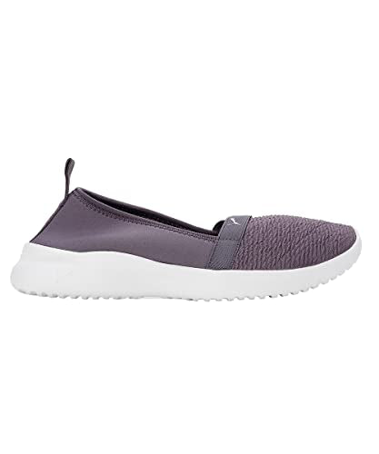 Puma Womens Adelina Purple Charcoal-Spring Lavender-White Sneaker - 5UK (39500202)