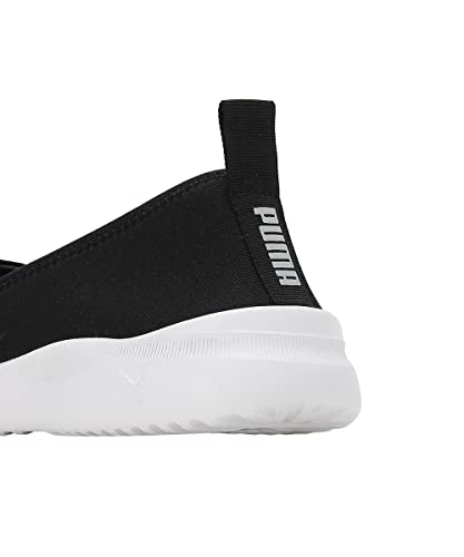 Puma Womens Adelina Black-Silver Sneaker - 8UK (39500201)