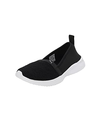 Puma Womens Adelina Black-Silver Sneaker - 8UK (39500201)