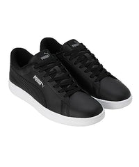 Puma Unisex-Adult Smash 3.0 L Black-Black-White Sneaker - 10UK (39620801)
