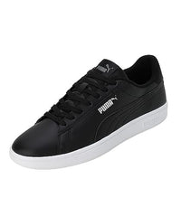 Puma Unisex-Adult Smash 3.0 L Black-Black-White Sneaker - 10UK (39620801)