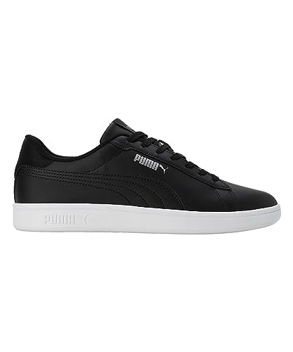 Puma Unisex-Adult Smash 3.0 L Black-Black-White Sneaker - 10UK (39620801)