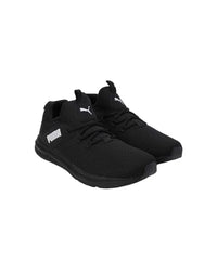 Puma Mens Enzo Leam Black-White Running Shoe - 6 UK (30973402)