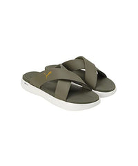 Puma Unisex-Adult Softride Seave Slip Olive-Warm White-Gold Sandal - 7UK (39186003)