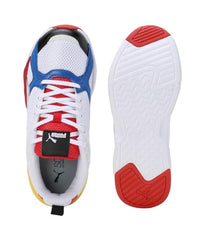 Puma Unisex-Kid X-Ray Grilion JR White-Blazing Yellow-for All Time Red Sneaker - 5 UK (39602302)
