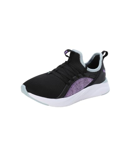 Puma Girls, SoftrideSophia2 Deep Dive Jr, Black-Ultraviolet-Turquoise Surf, Sneaker, 4UK, (39564902)