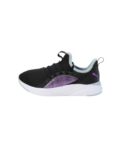 Puma Girls, SoftrideSophia2 Deep Dive Jr, Black-Ultraviolet-Turquoise Surf, Sneaker, 4UK, (39564902)