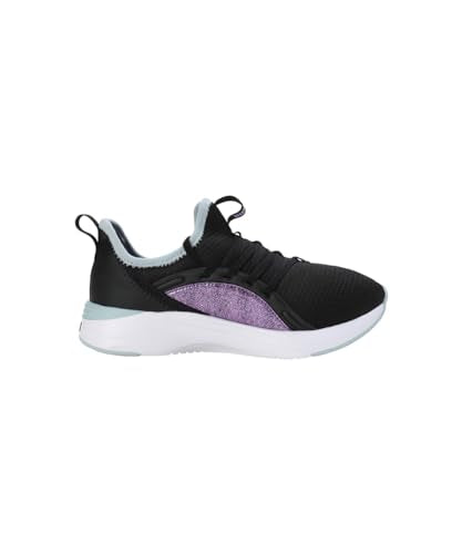 Puma Girls, SoftrideSophia2 Deep Dive Jr, Black-Ultraviolet-Turquoise Surf, Sneaker, 4UK, (39564902)