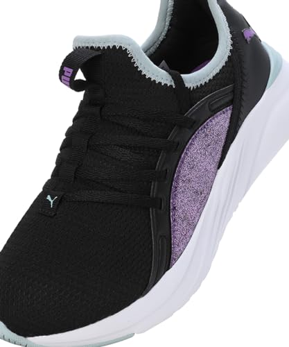 Puma Girls, SoftrideSophia2 Deep Dive Jr, Black-Ultraviolet-Turquoise Surf, Sneaker, 4UK, (39564902)