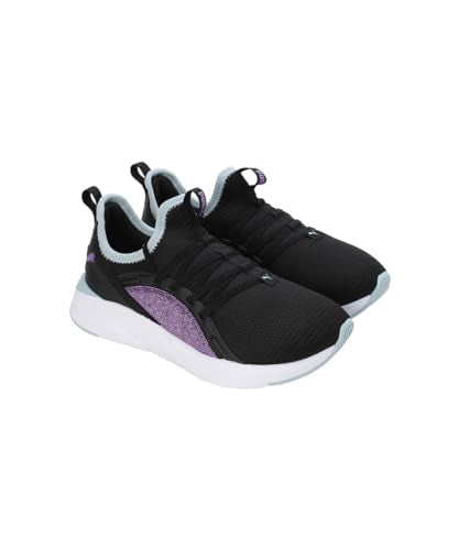Puma Girls, SoftrideSophia2 Deep Dive Jr, Black-Ultraviolet-Turquoise Surf, Sneaker, 4UK, (39564902)