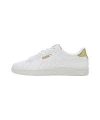 Puma Womens Smash WNS V1 White-Metallic Gold Sneaker - 6 UK (39564201)