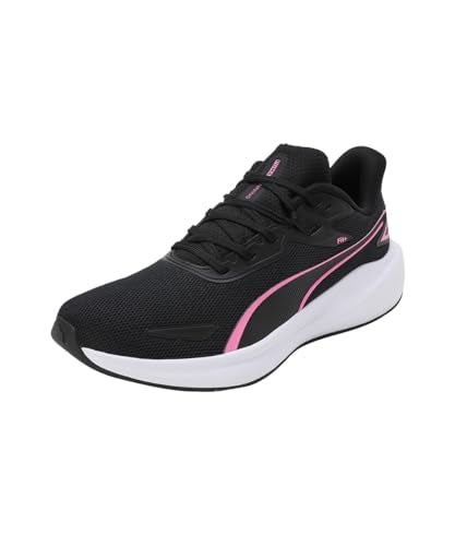 Puma Unisex-Adult Skyrocket Lite Black-Fast Pink-White Running Shoe - 6 UK (37943709)