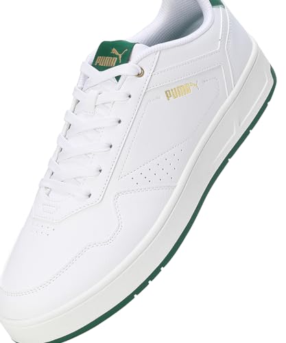 Puma Unisex-Adult Court Classic White-Vine-Gold Sneaker - 8 UK (39501803)