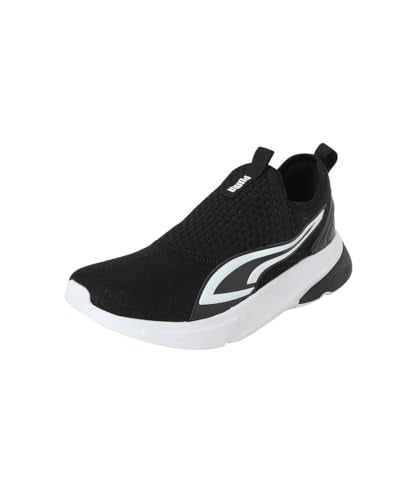 Puma Mens Asteride Black-White Sneaker - 6 UK (39464901)