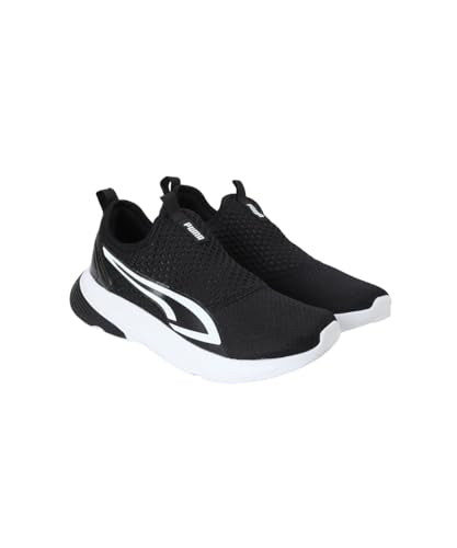 Puma Mens Asteride Black-White Sneaker - 6 UK (39464901)