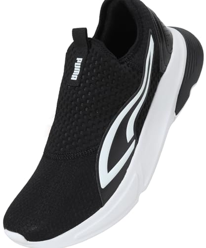 Puma Mens Asteride Black-White Sneaker - 6 UK (39464901)