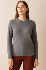 Lyte Club Ladies Western Top F/S O9748-2166 Grey