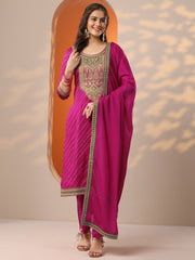LIBAS LADIES WESTERN KURTI 3PCS SET 49545 PINK