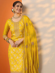 LIBAS LADIES WESTERN KURTI 3PCS SET 49553 Yellow