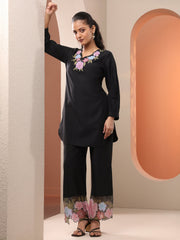 LIBAS LADIES WESTERN KURTI 2PCS SET 49588 Black