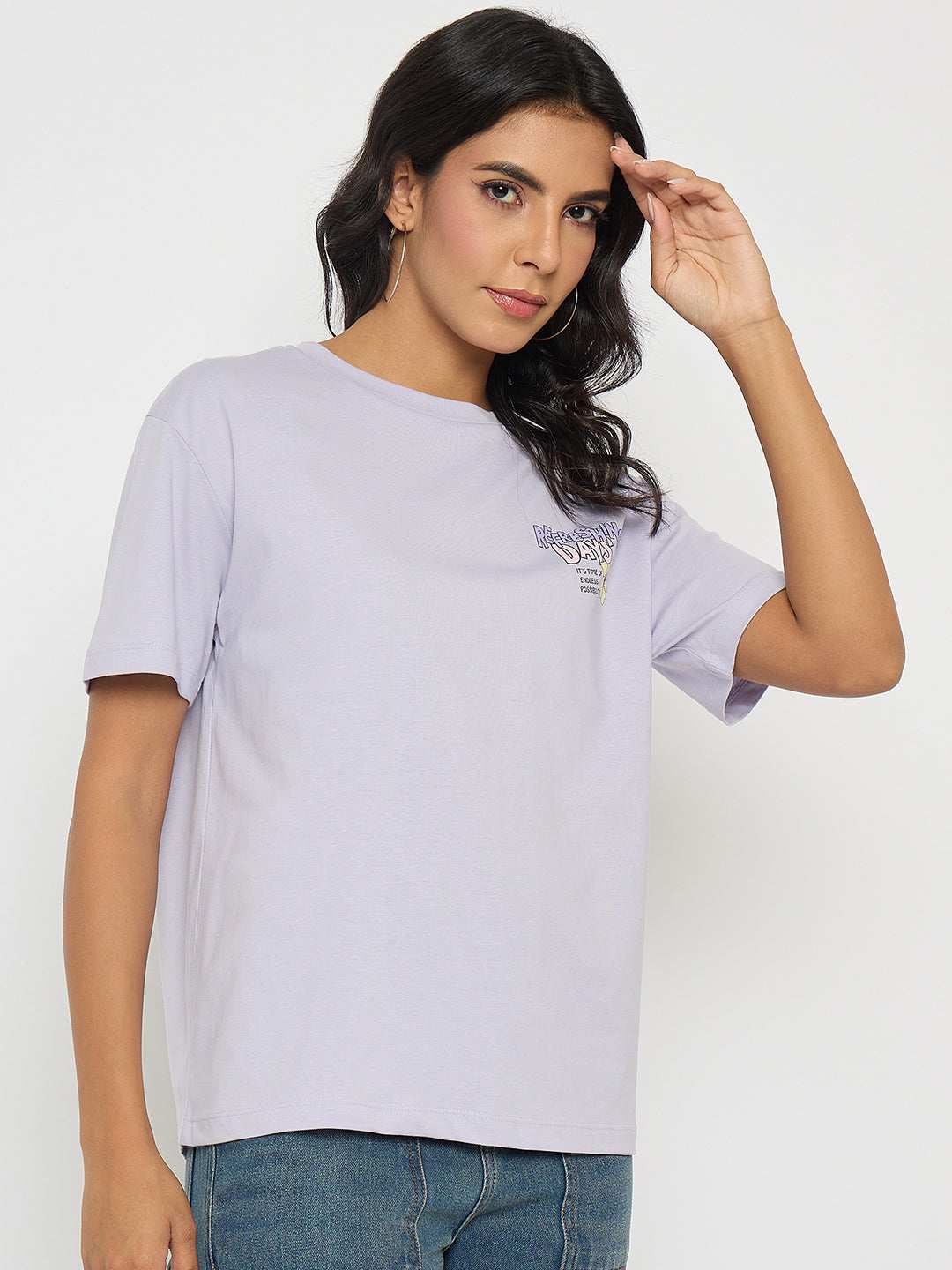 Madame Ladies Western Top H/S M5S11227 223 Lilac