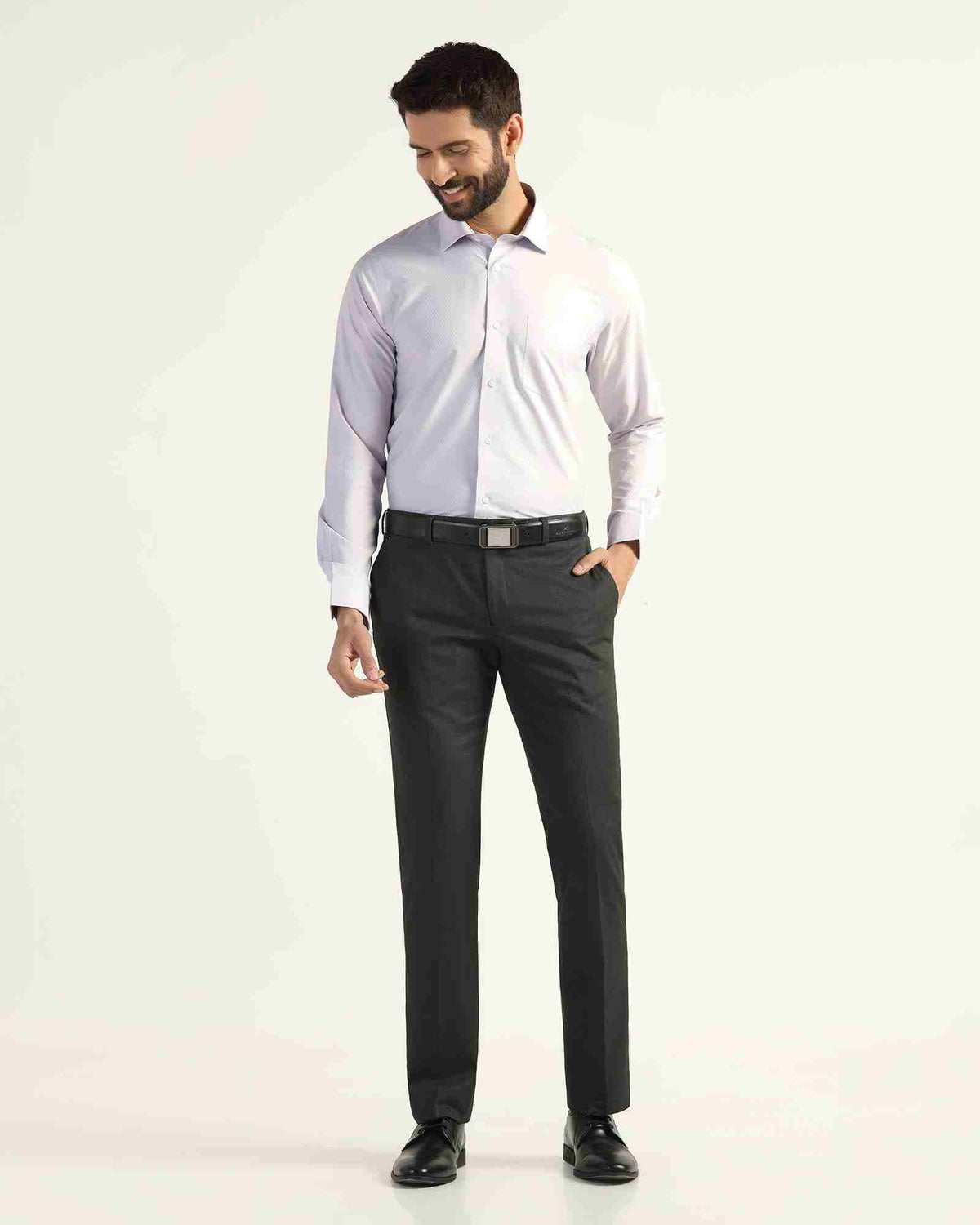 Blackberry Mens Formal Shirt F/S Bp-Bs-Do-Revolve Grey