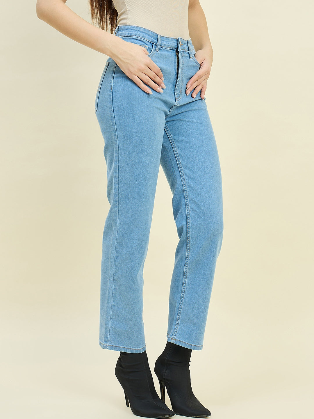 Madame Ladies Western Jeans M5W24121 099 Light Blue