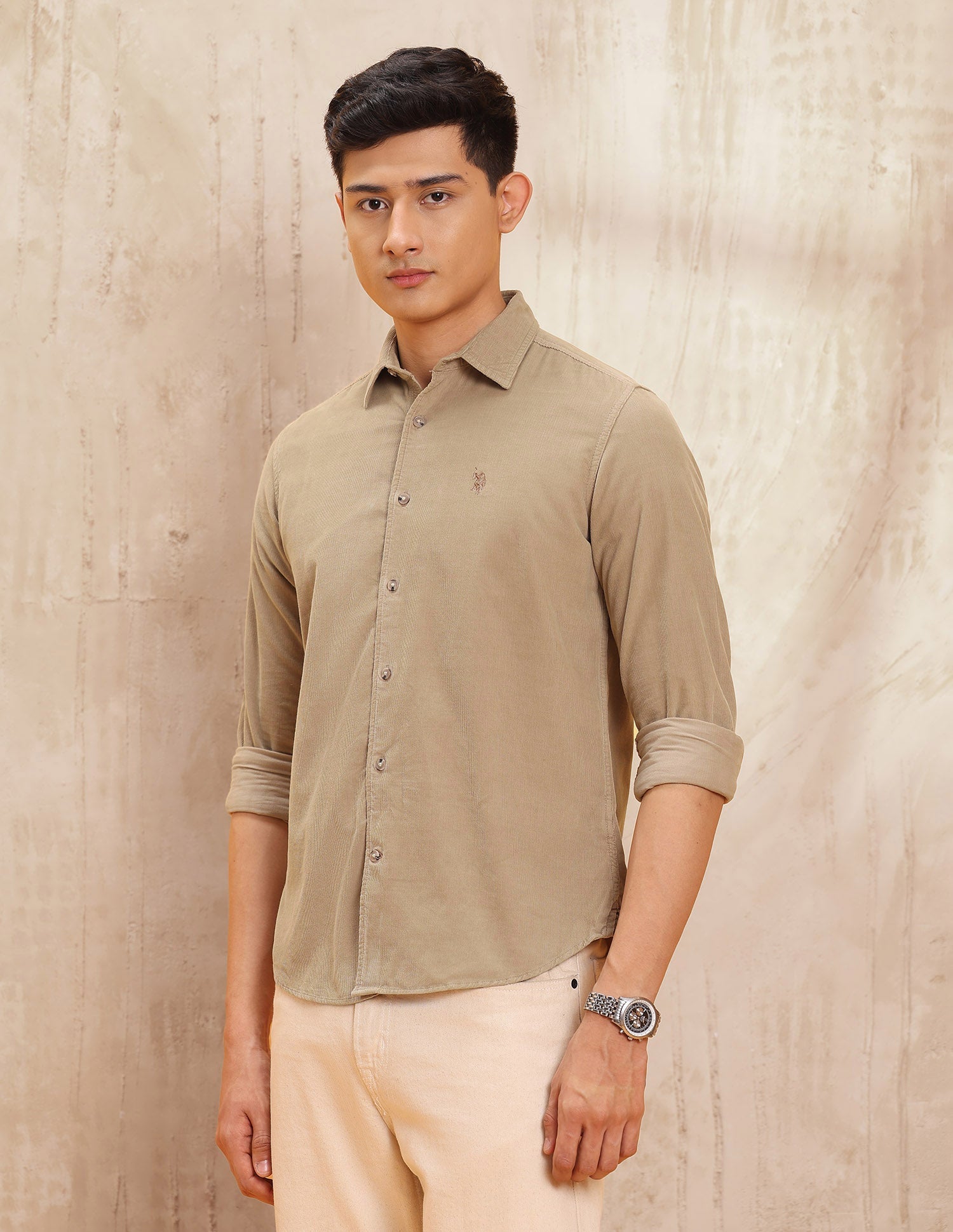U.S.Polo Mens Casual Shirt F/S Udsht1821 Udsht1821
