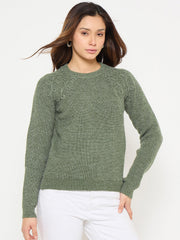 Madame Ladies Western Woolen Top M5W17157 29 Olive