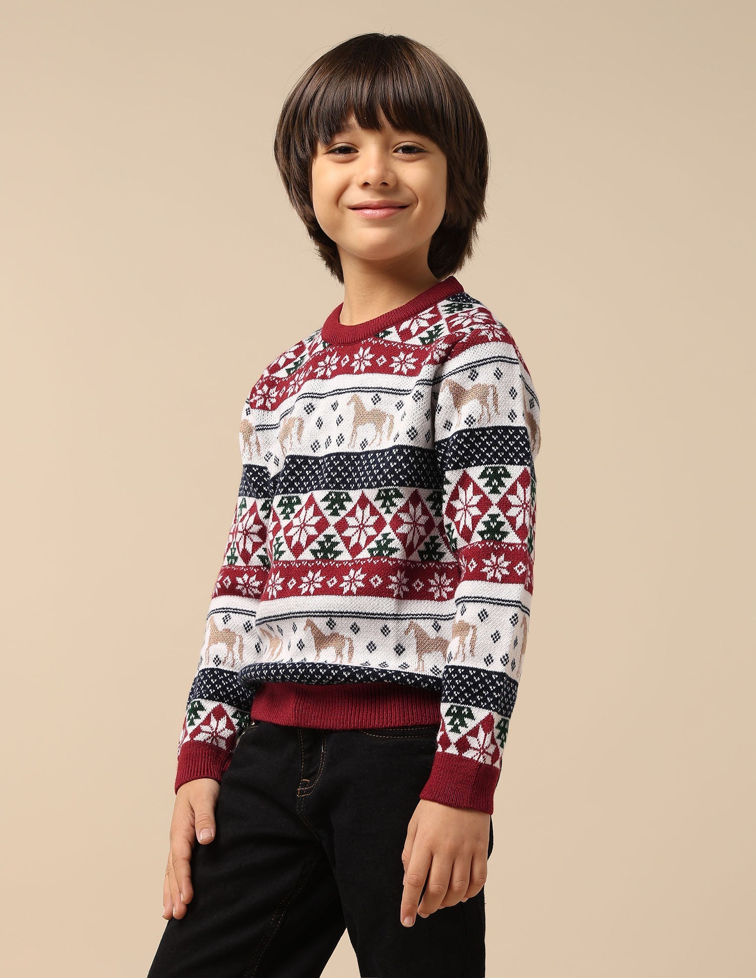 U.S.POLO KIDS BOYS PULLOVER UKSWE0165
