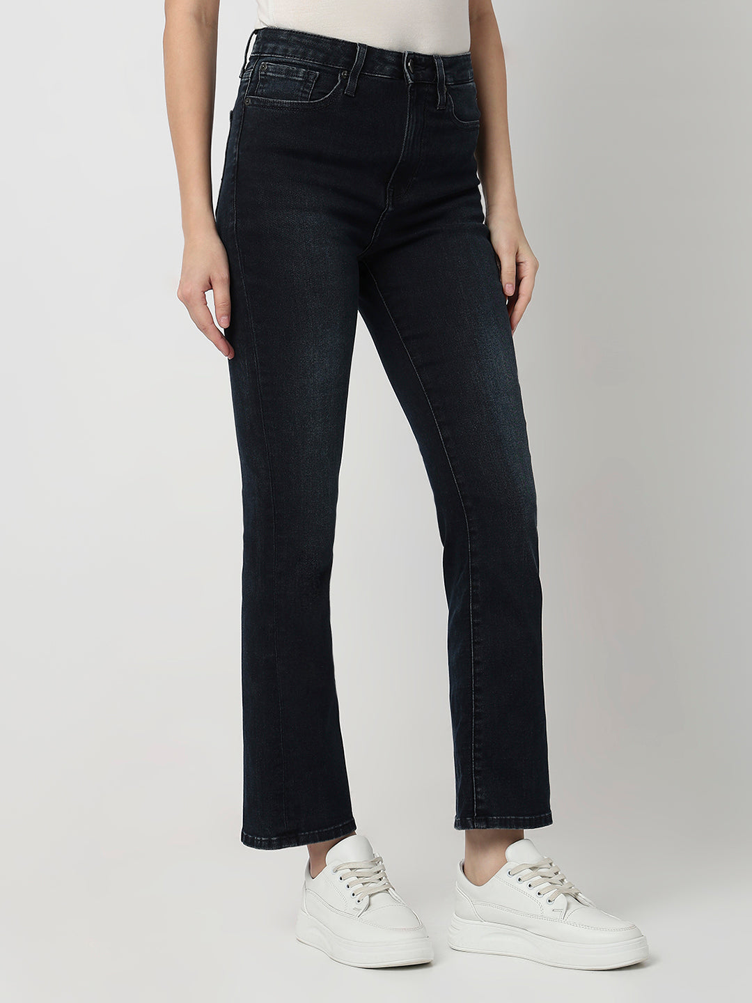 Spykar Ladies Western Jeans Wdeli1Be232 Dark Indigo