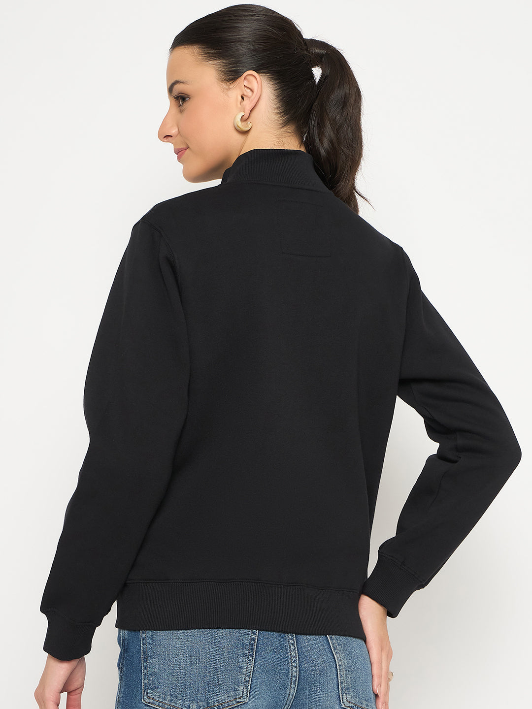 Madame Ladies Western Sweat Shirt M4W22002 002 Black