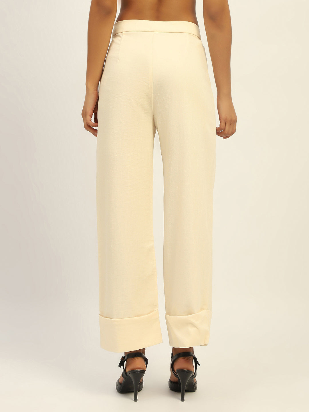 Madame Straight Leg Off White Trousers