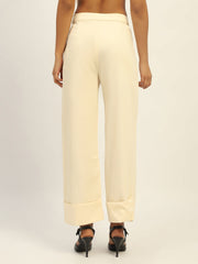 Madame Straight Leg Off White Trousers