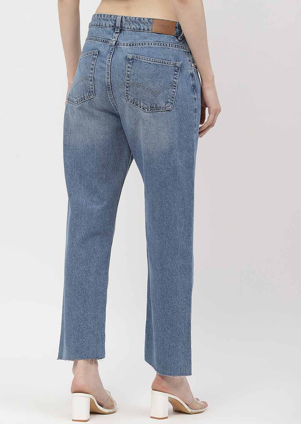 Madame Ladies Western Jeans M4Sc24114 1281 Mid Blue