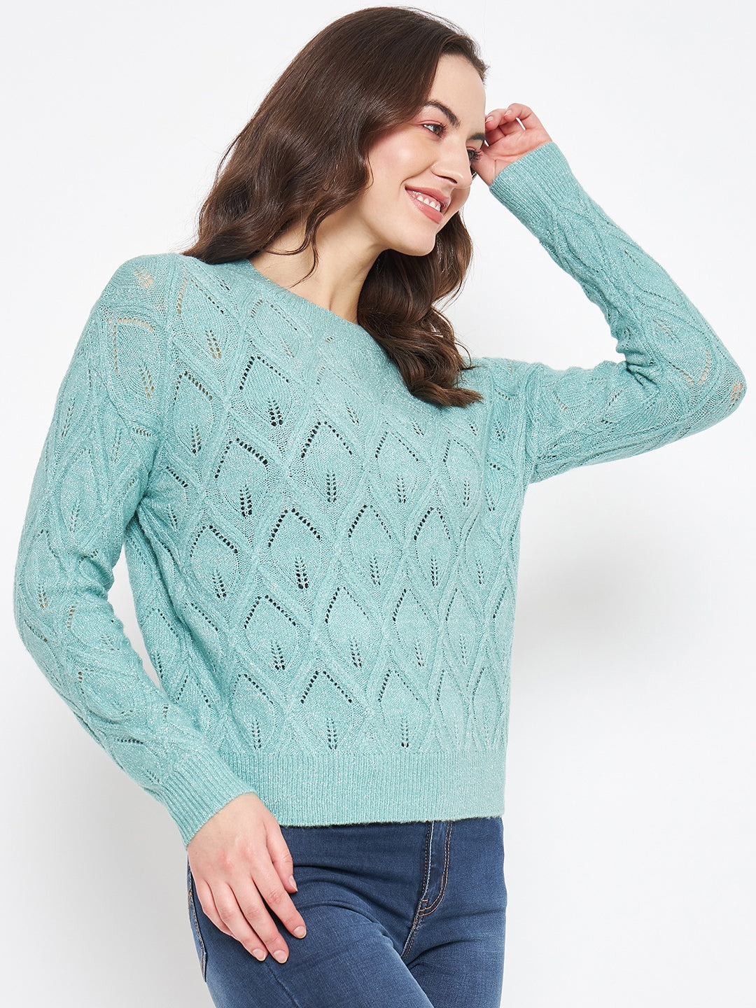 Madame Sea Green Sweater