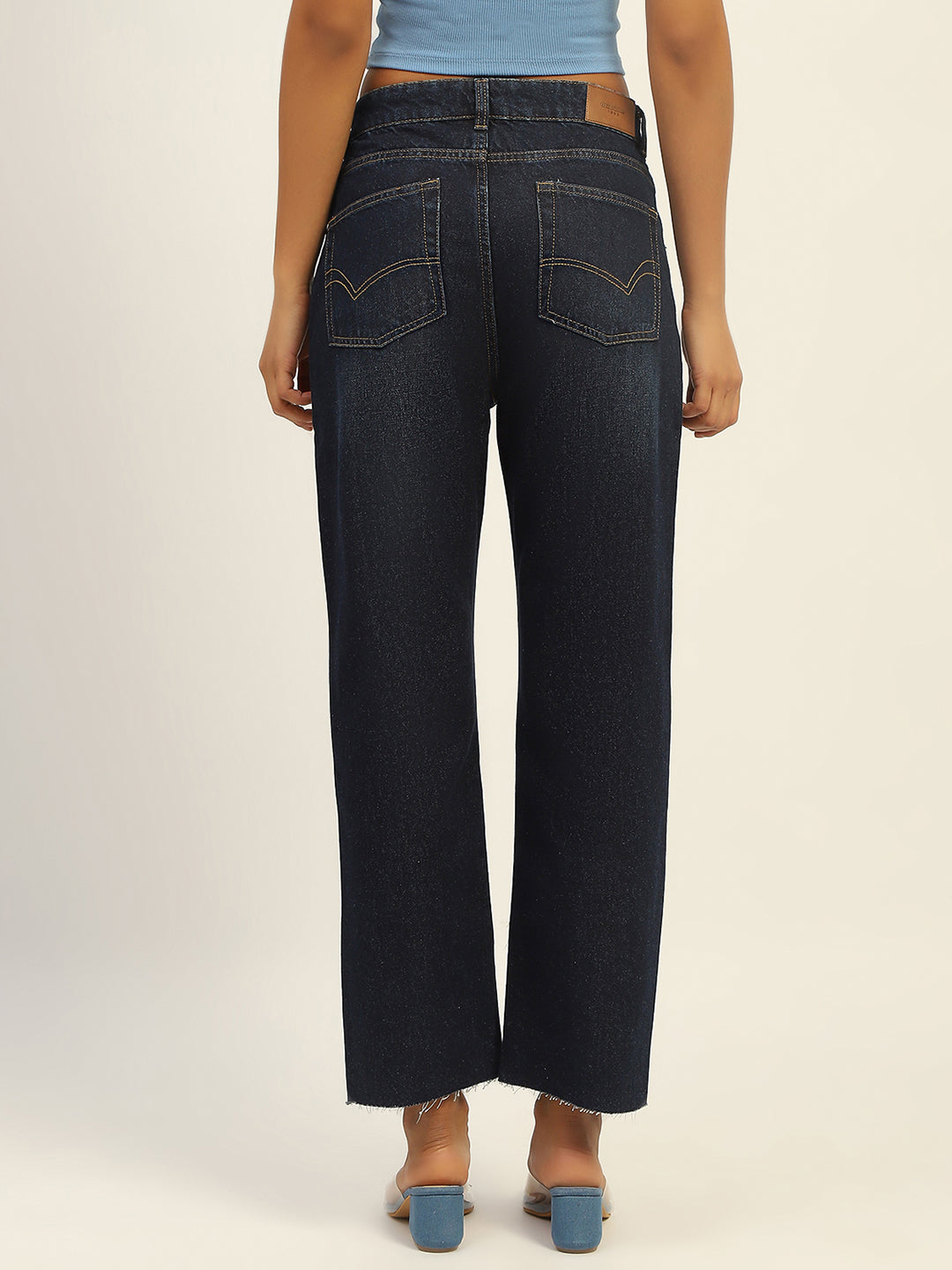 Madame Ladies Western Jeans M4Sc24114 386 Dark Blue