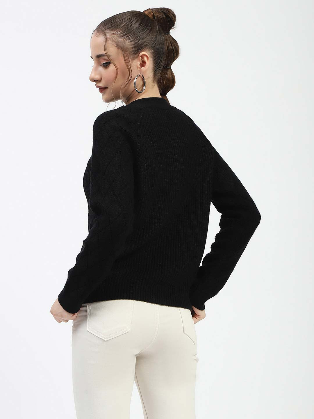 Madame Ladies Western Woolen Top M4W17126 002 Black