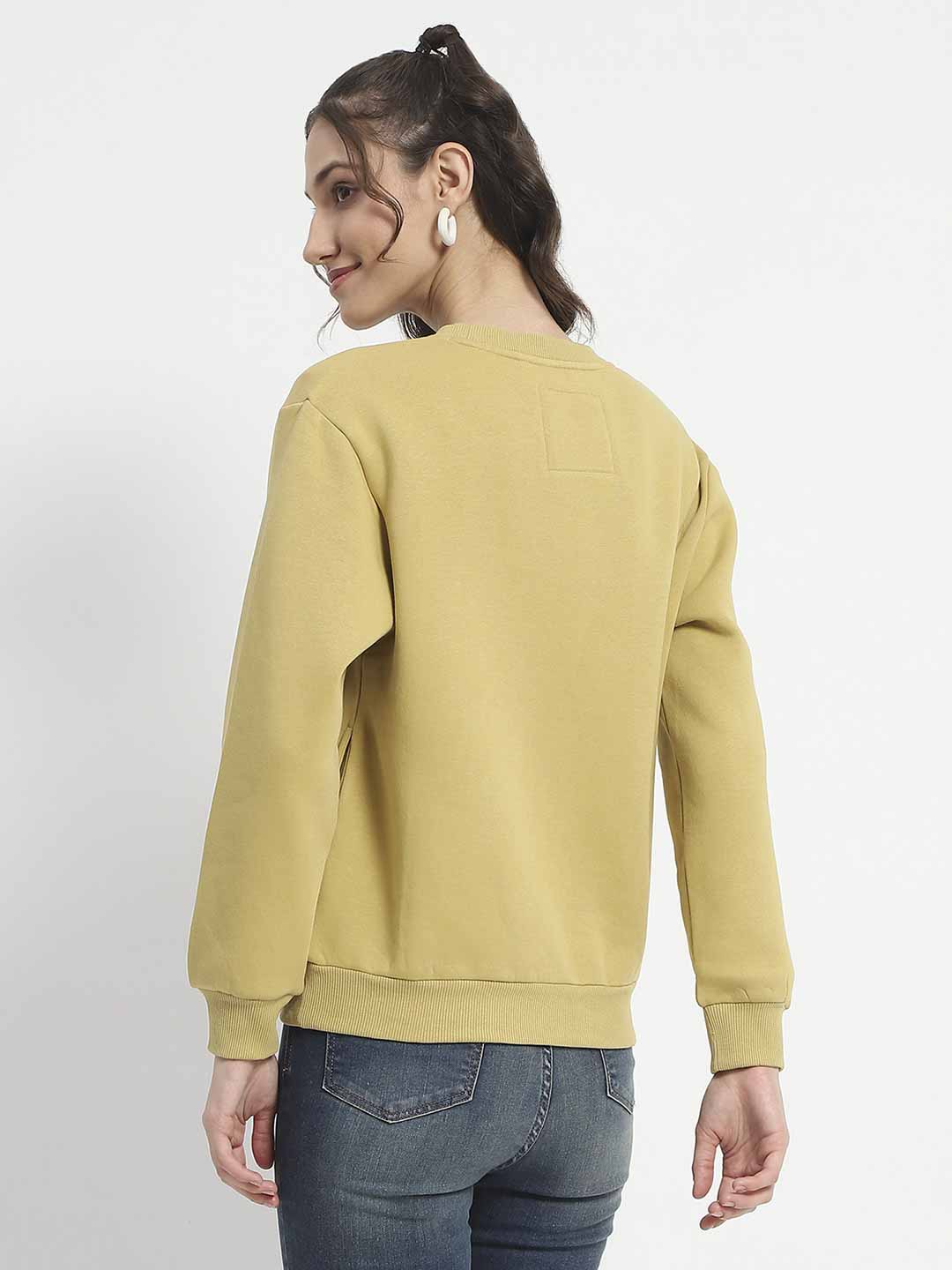 Madame Ladies Western Sweat Shirt M4W22261 764 Golden Yellow