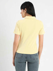 Madame Ladies Western Top H/S M5S11005 044 Yellow
